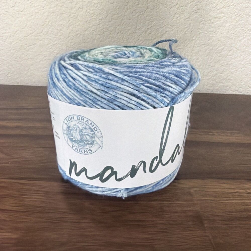Lion Brand Mandala Mantra Acrylic DK/Light Worsted Ombre Cake Yarn